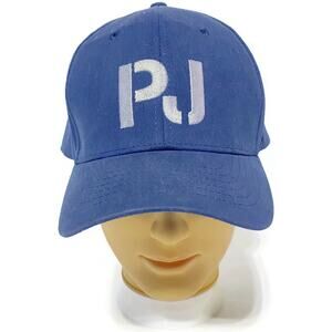 Panama Jack Signature Ball Cap Mens Large Blue With White Letters